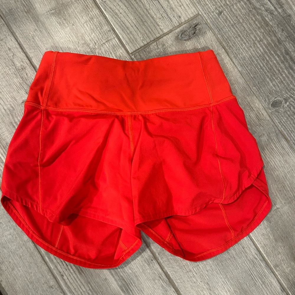 Lululemon Speed Up Shorts High Waist 4” Inseam